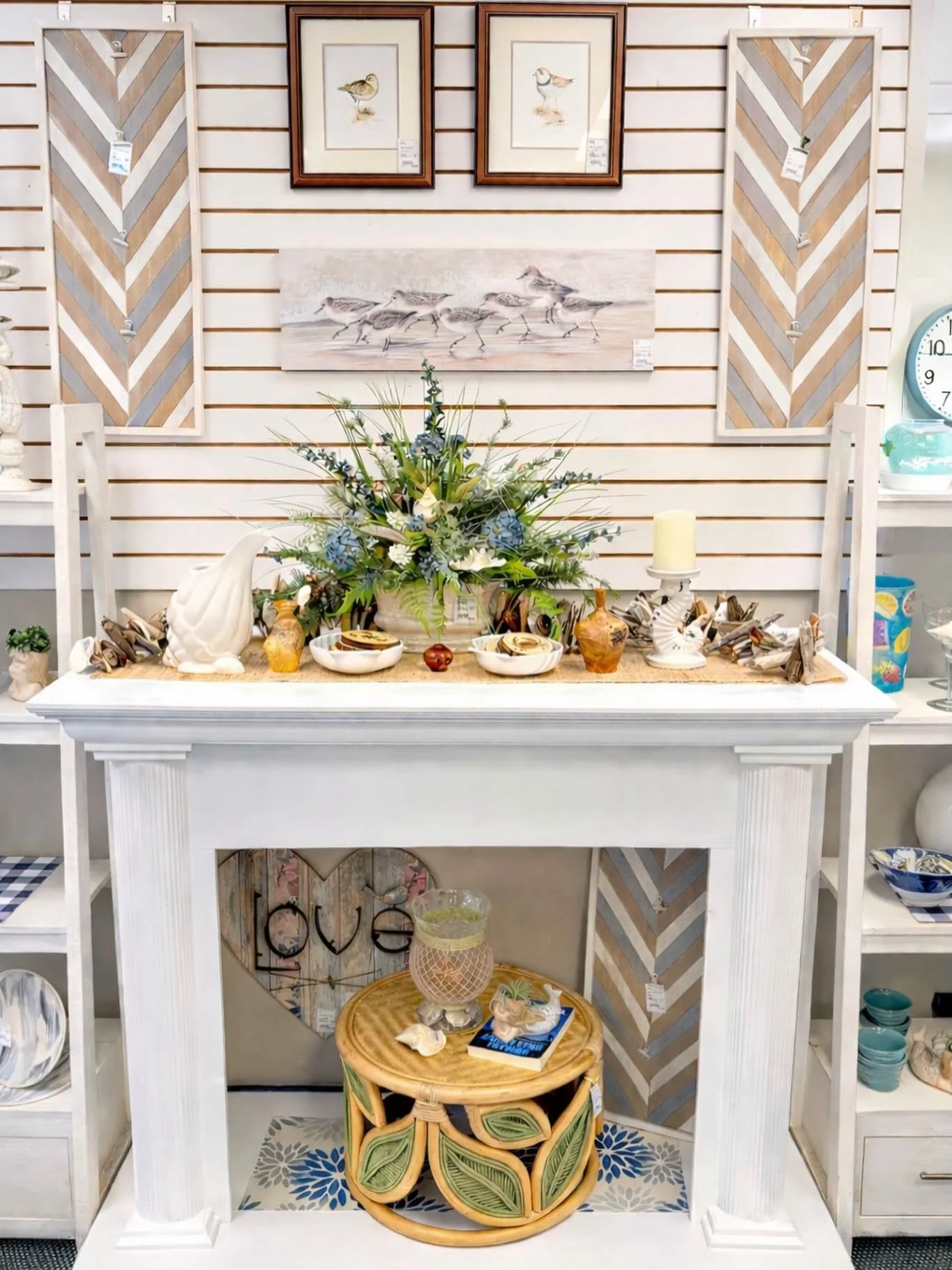 Freshen up your space with coastal-inspired charm.  New home d&eacute;cor arrivals are hitting the floor daily at Molly Rose. Stop in and find that perfect piece for your mantel, shelf, or favorite corner of your home.