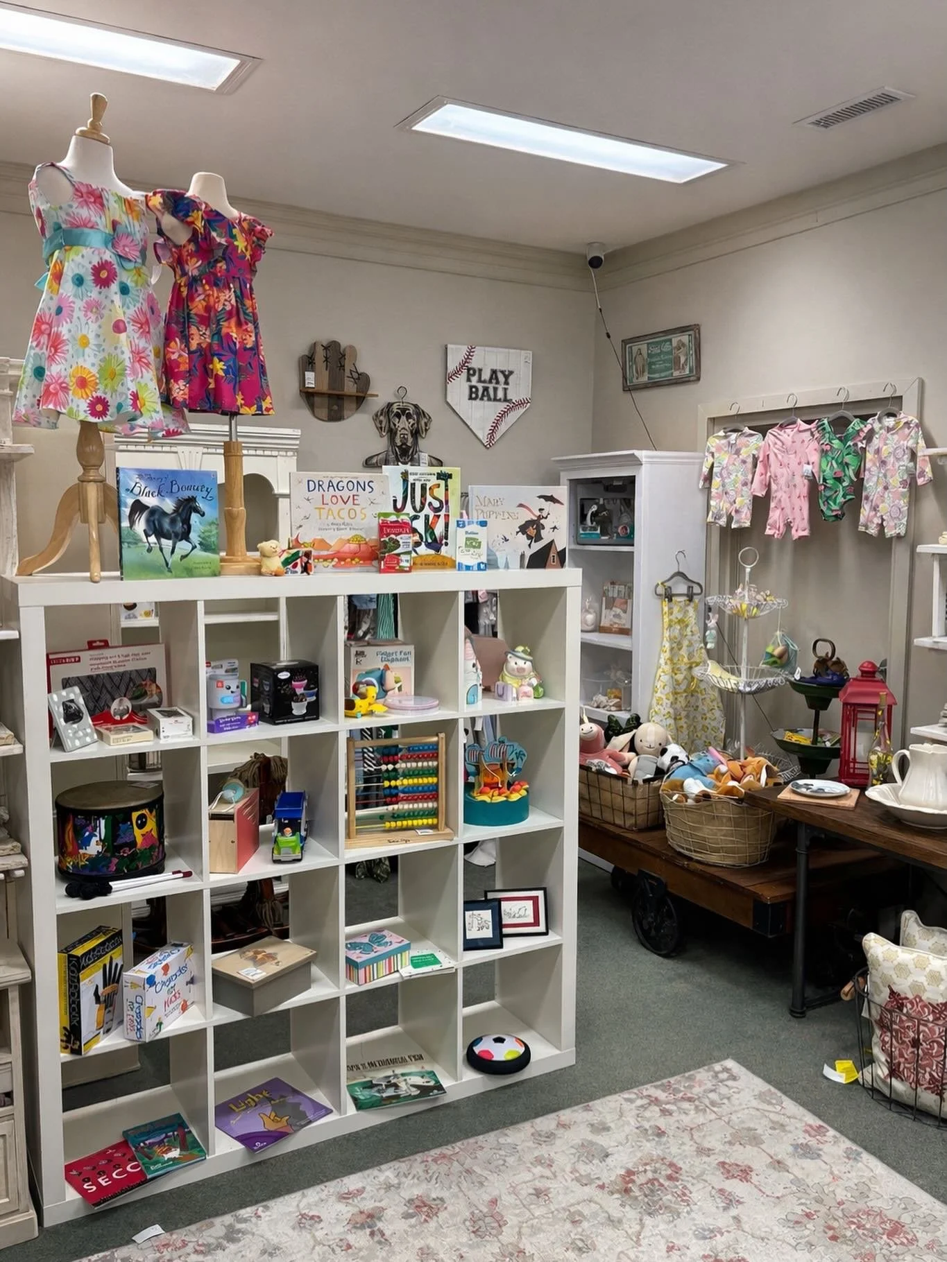 A little corner of Molly Rose made just for the little ones. Sweet outfits, books, toys, and one-of-a-kind finds waiting to be discovered. Stop in and see what treasures you&rsquo;ll find!