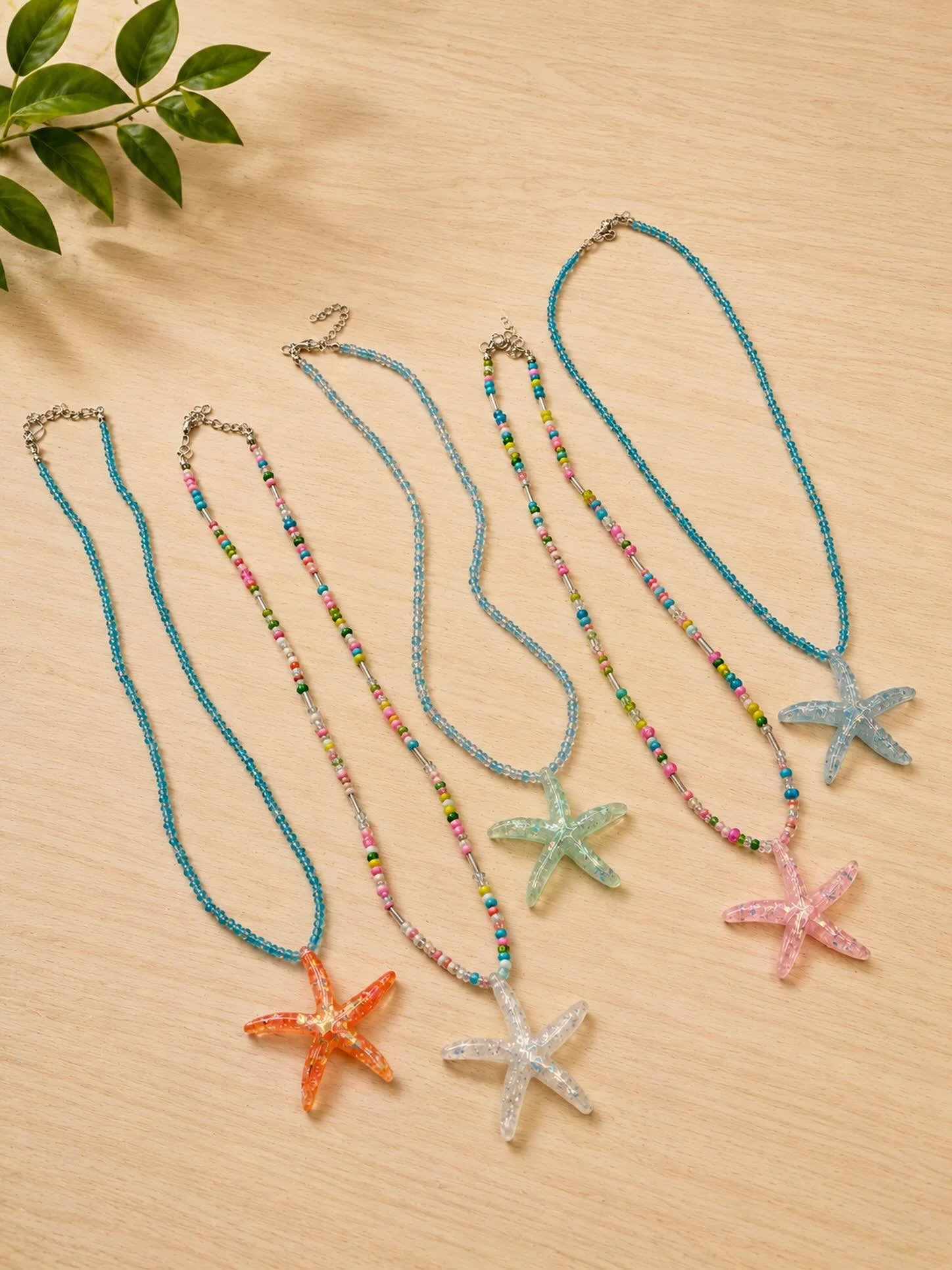 The cutest summer necklaces. Perfect for beach days, pool days &amp; every colorful outfit in between.