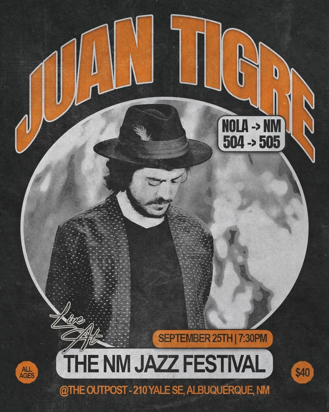 NEW MEXICO IM COMING BACK HOME!! 
Very excited to announce that I&rsquo;ll be bringing my band from the 504 to the 505 as part of the New Mexico Jazz Festival! 
We will be performing on 9/25 in Albuquerque at @outpost_performance_space and on 9/26 in
