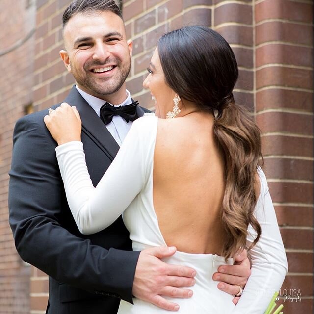 Hair goals, low back dress goals!! #swooning over Carina&rsquo;s incredible dress!