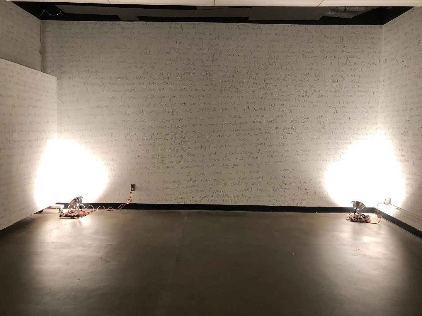   Mixed media installation (2020)  