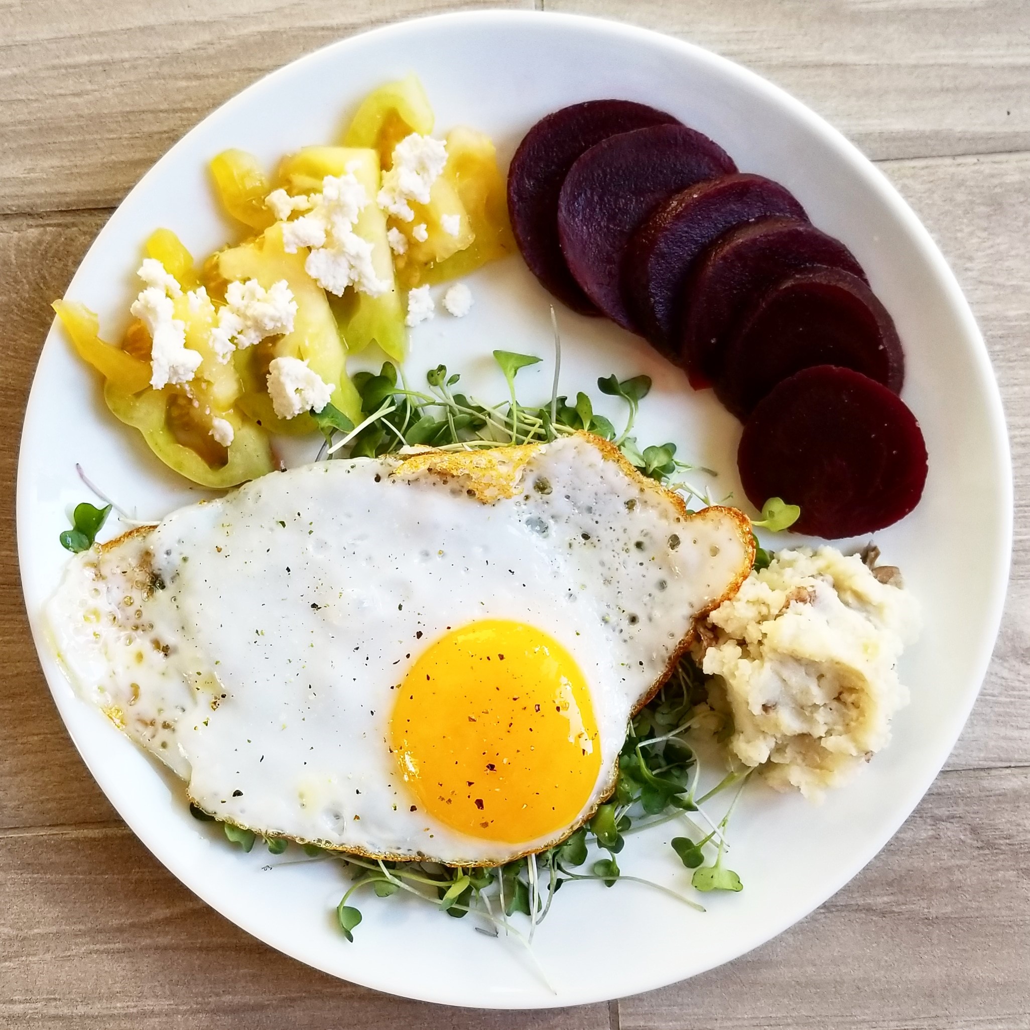 Eggs over easy and Beats