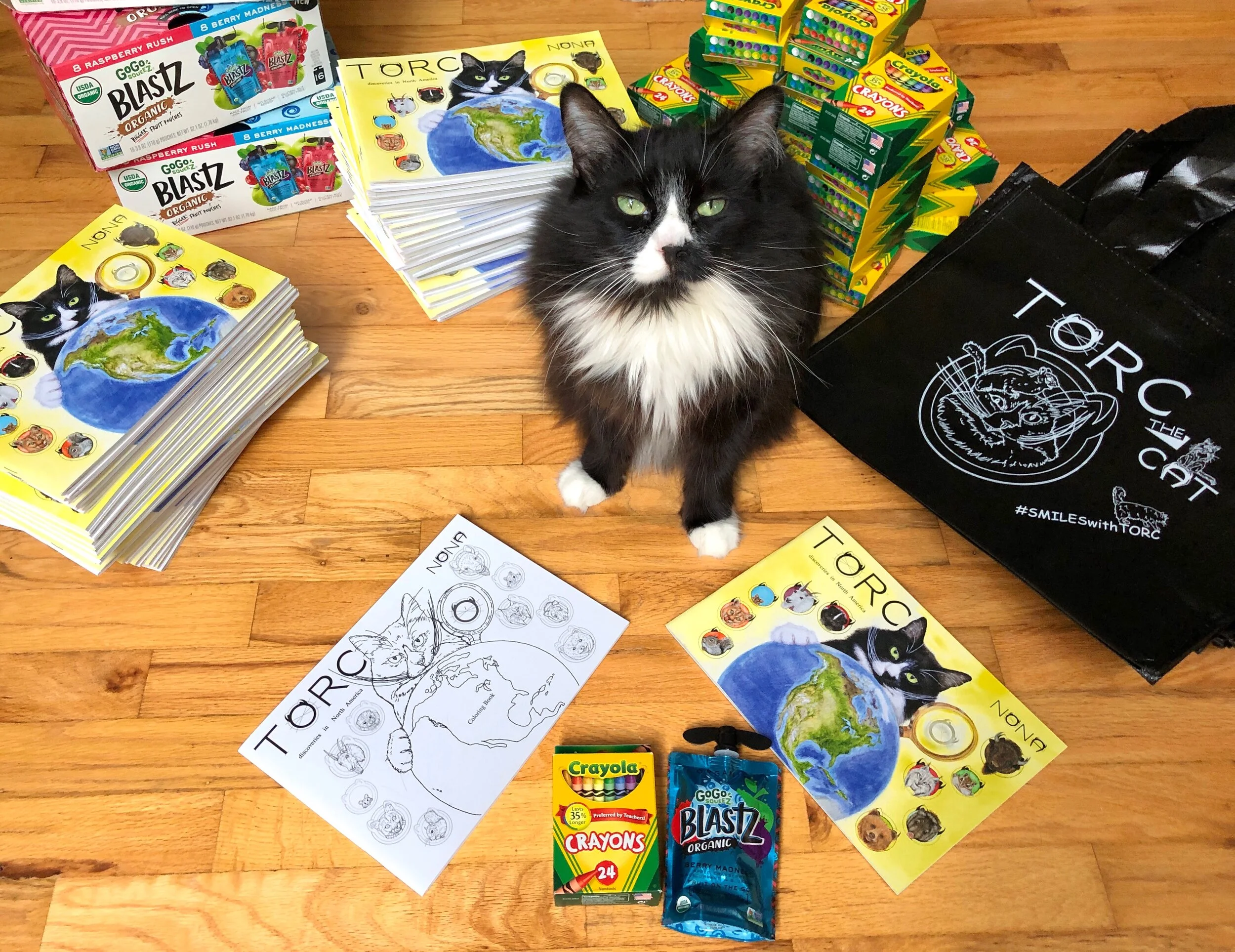 TORC the CAT donations to the for the children affected by the fires in the Eastern Washington