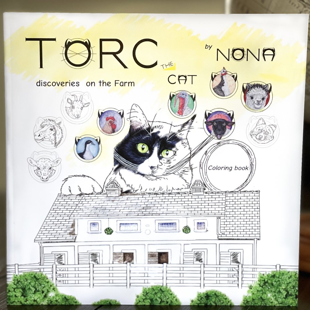 TORC the CAT discoveries on the Farm Coloring Book