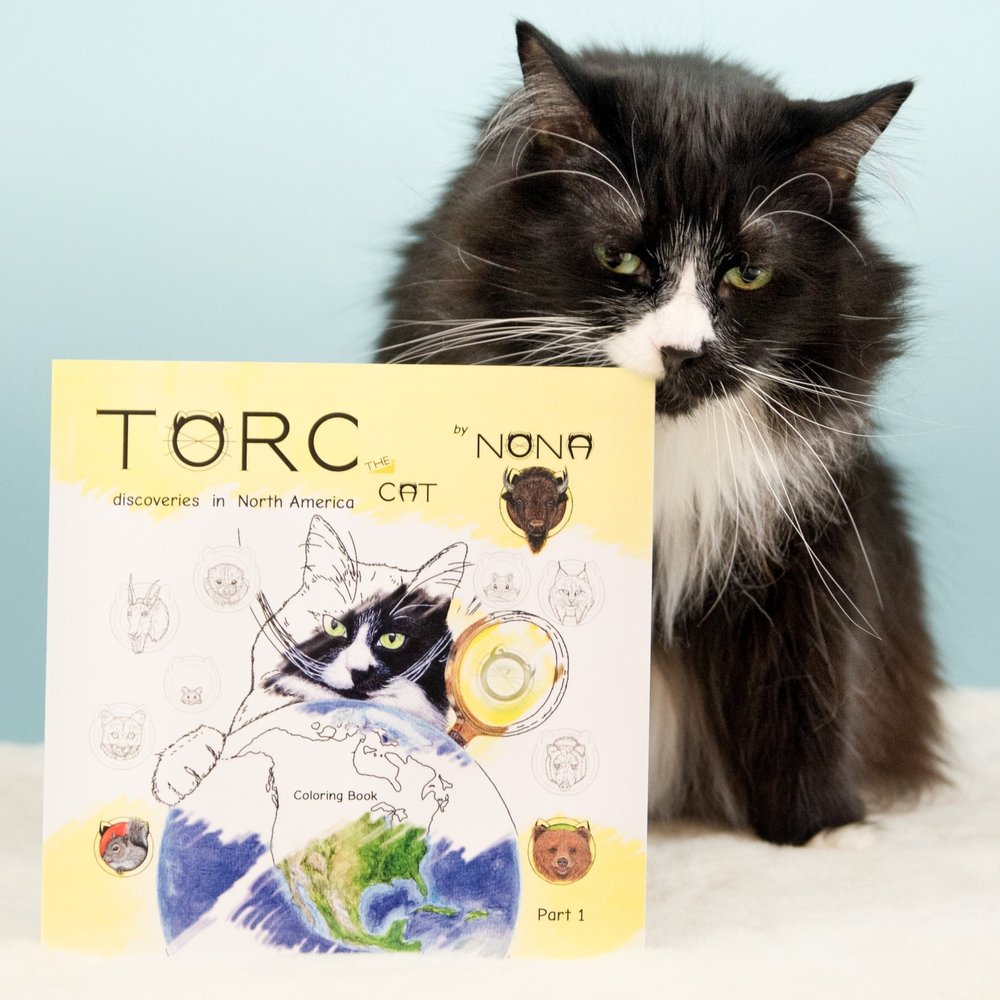 TORC the CAT discoveries in North America Coloring Book part 1