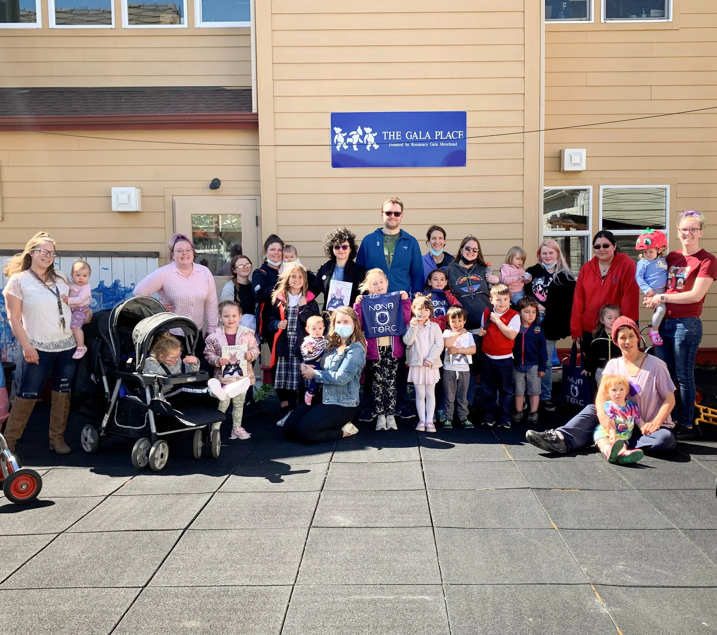 TORC Book Reading and Donation to the Family Support Center