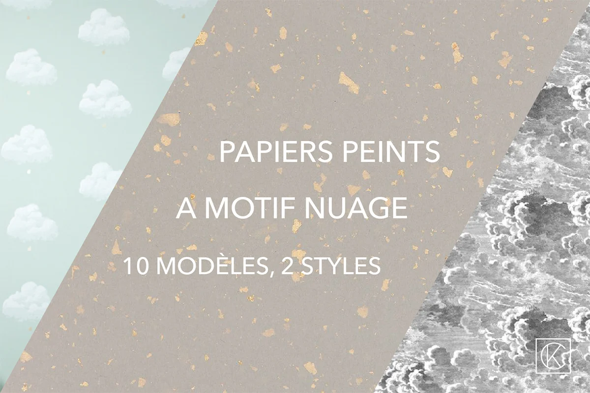 les plus beaux papiers peints à motif nuage