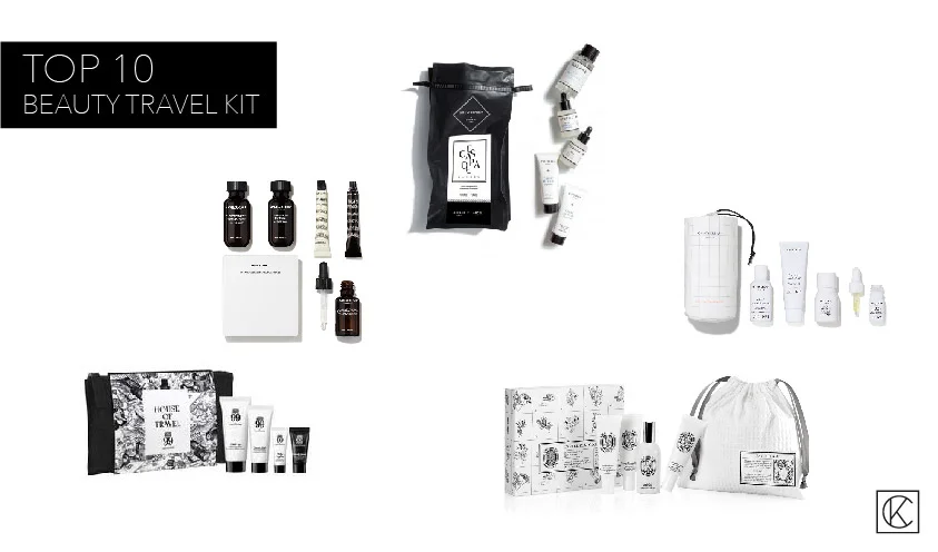 top 10 des trousses de voyage, trouver le kit beauté parfait