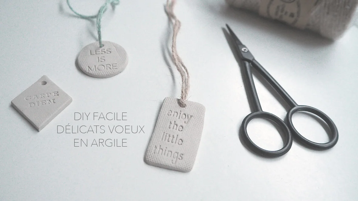 DIY : de délicats voeux en argile