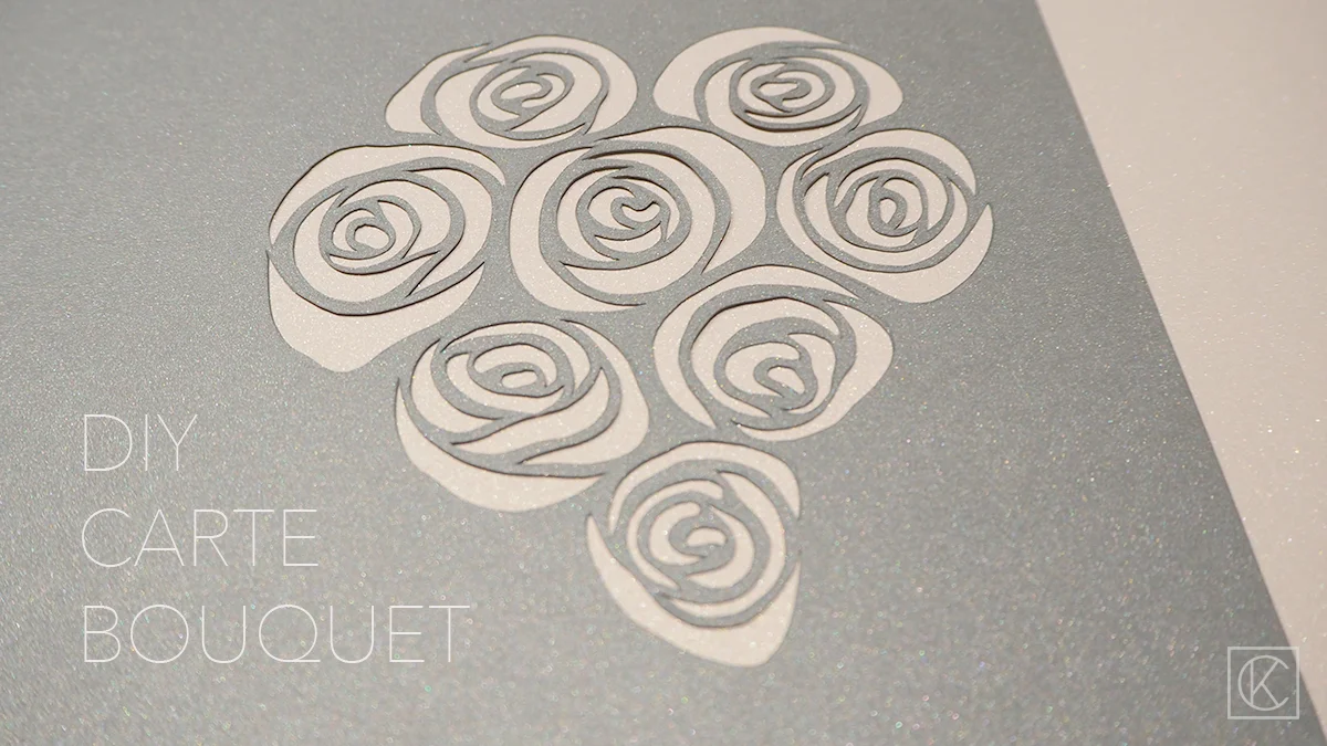 DIY une carte-bouquet de saint Valentin