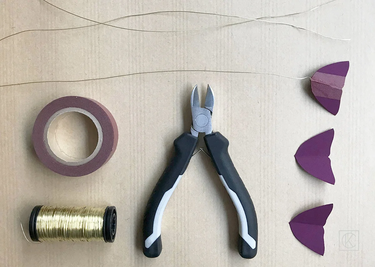 DIY PAPER OXALIS STEP BY STEP KRAFT&CARAT