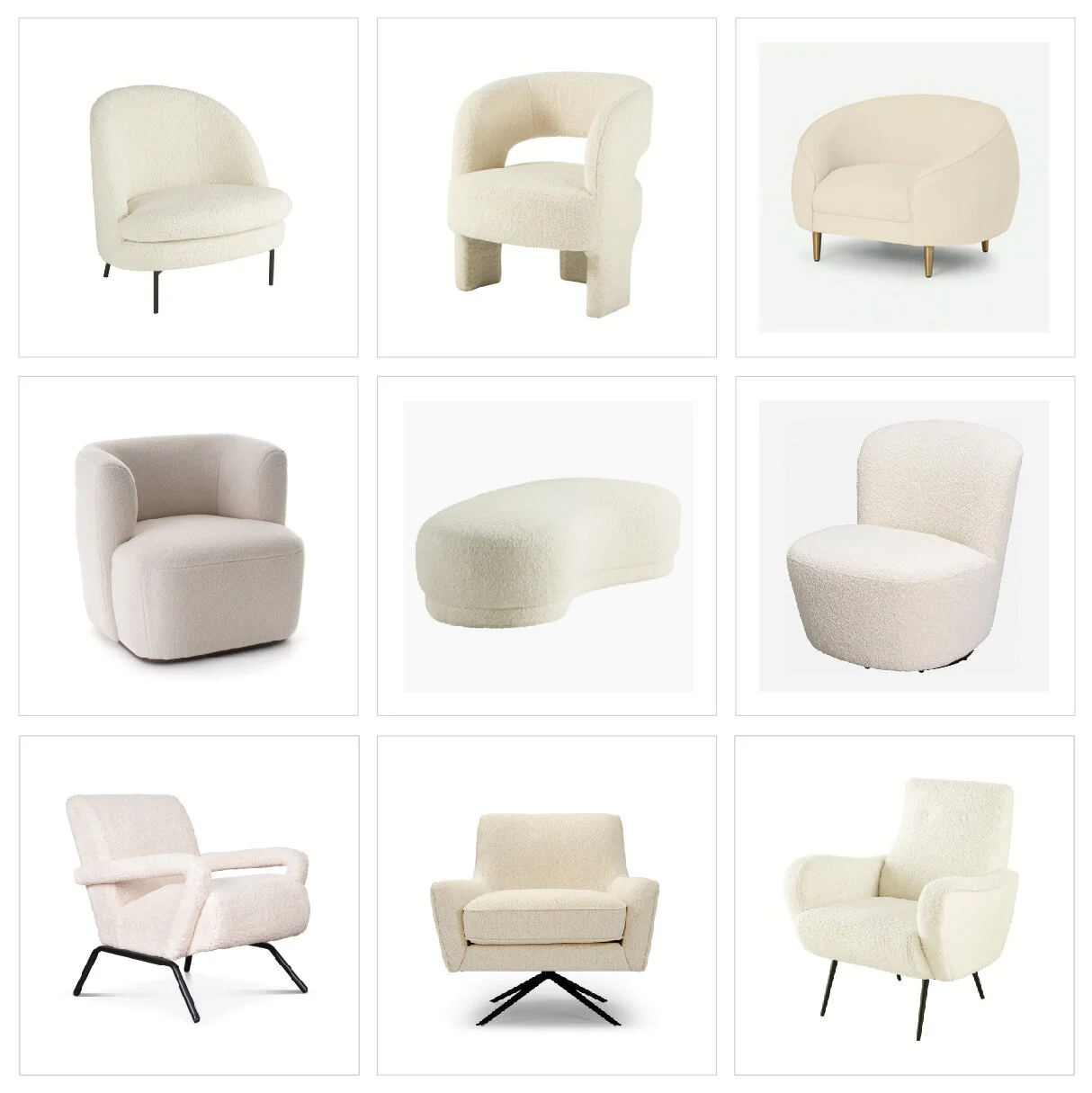 top 10 des fauteuils bouclette — kraft & carat