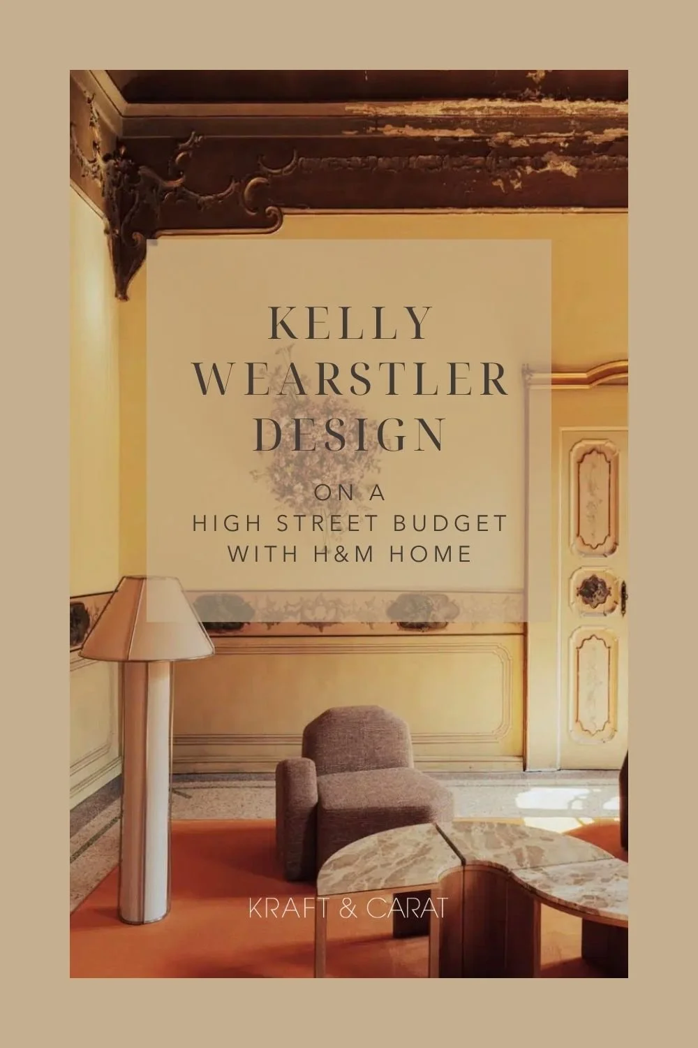 Look For Less Home Decor | Kelly Wearstler Style via H&amp;M Home