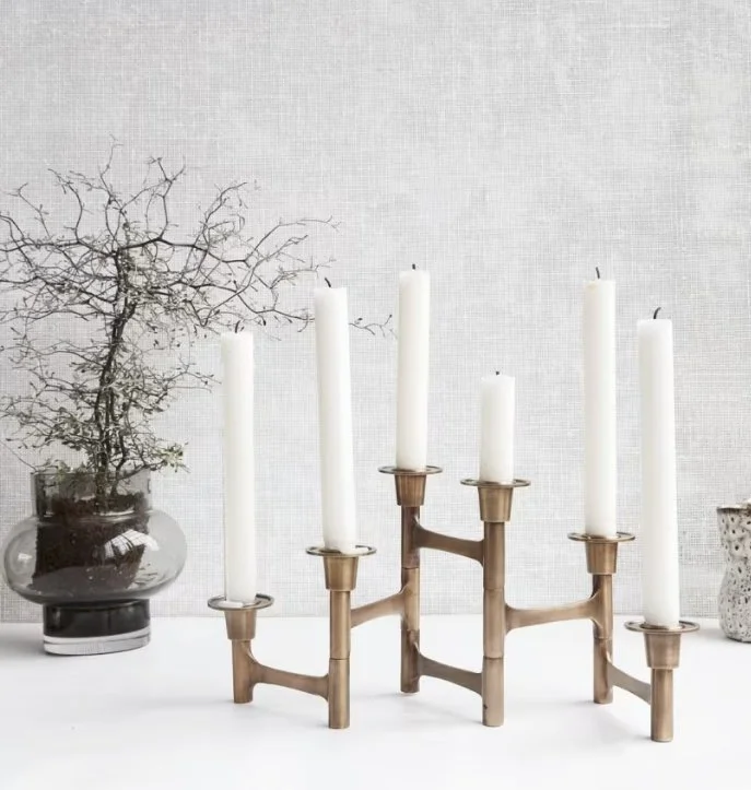 The Edit: The Architectural Brass Candelabra (At Every Price Point)