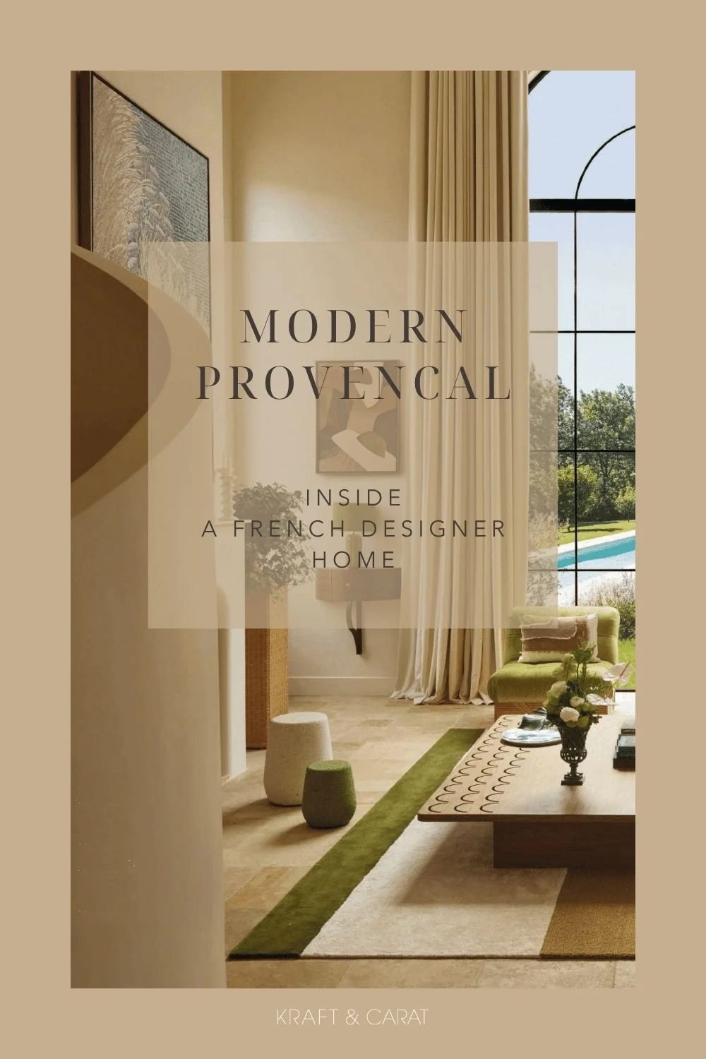 Modern Provencal Home Tour | Limewash Staircase &amp; Arched Windows