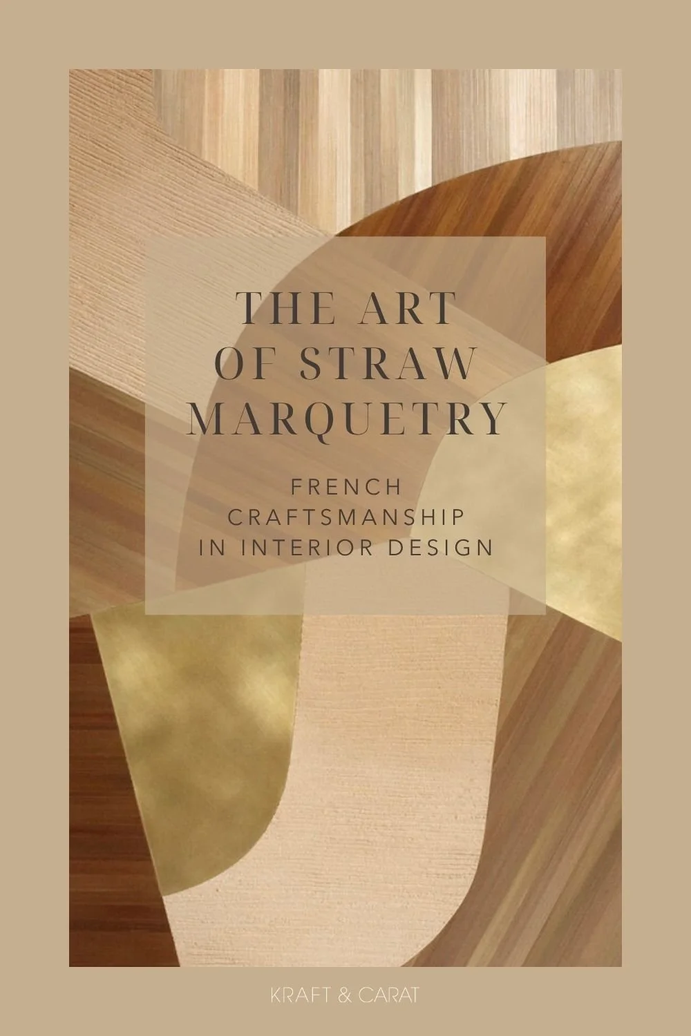 Straw Marquetry Wall Art | Symmetrical Interior Styling | French Craftsmanship