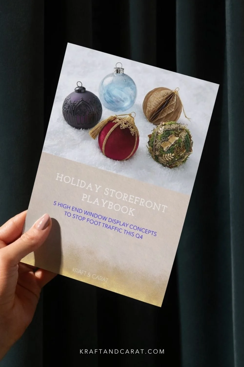holiday storefront display ⟡ christmas retail inspiration for small shop owners