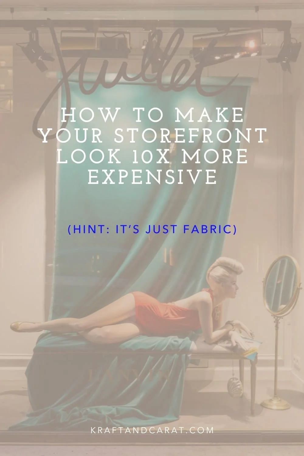 Low Budget Window display Ideas I Velvet Luxury Aesthetic I Fabric Visual Merchandising Design