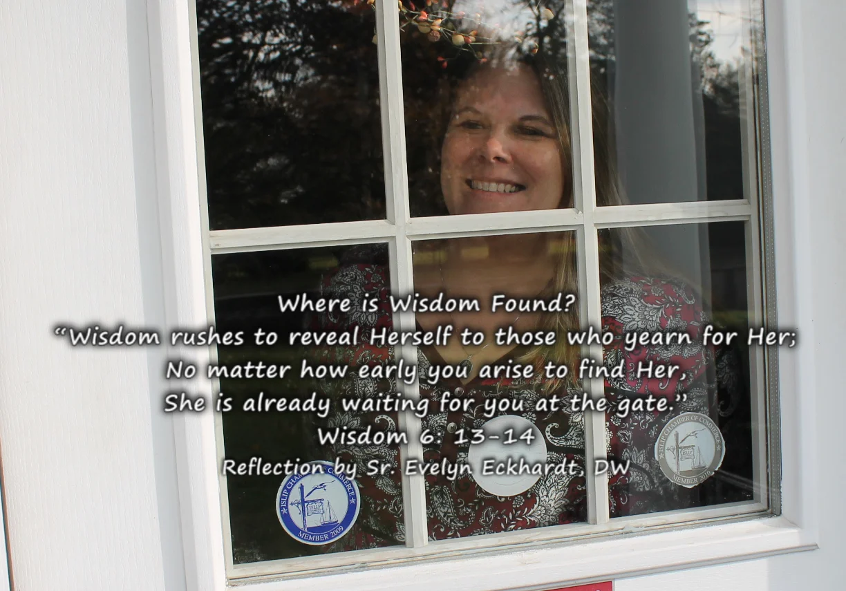 Reflection by Sr. Evelyn Eckhardt, DW