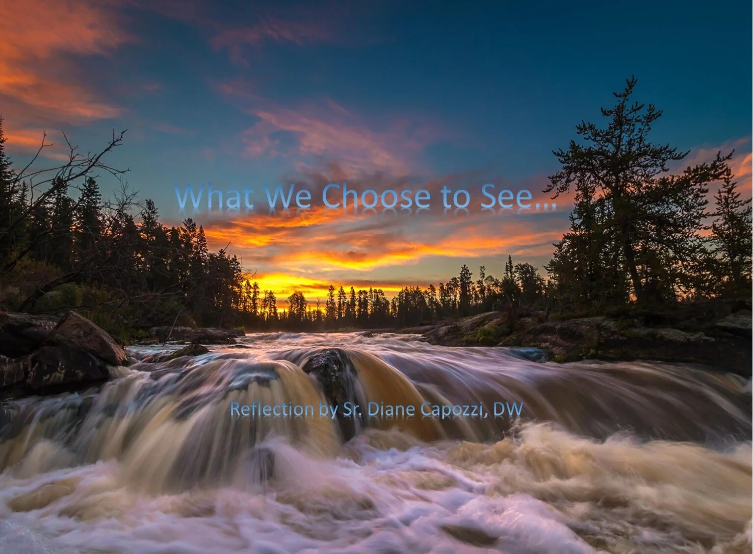 Reflection by Sr. Diane Capozzi, DW