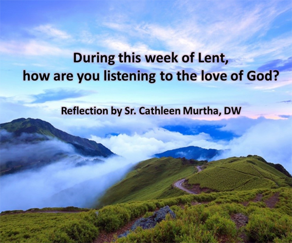 Reflection by Sr. Cathleen Murtha, DW