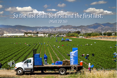 Reflection by Sr. Cathleen Murtha, DW