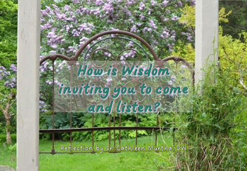 Reflection by Sr. Cathleen Murtha, DW