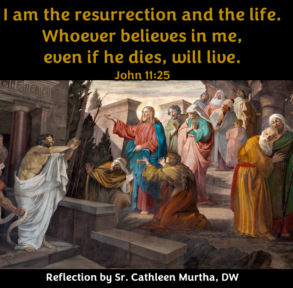 Reflection by Sr. Cathleen Murtha, DW