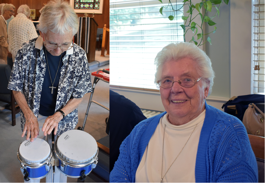 Drumroll for Sr. Agnes!