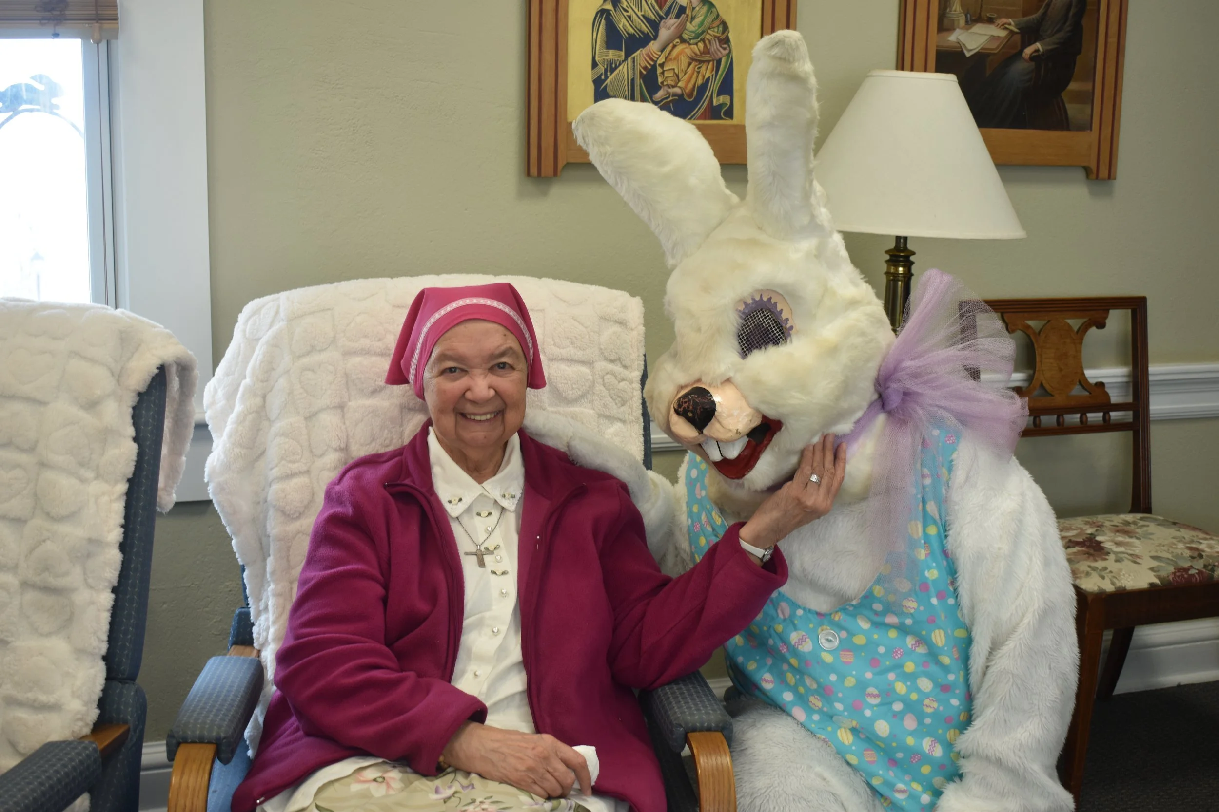 Easter Bunny Visits Our Lady of Perpetual Help