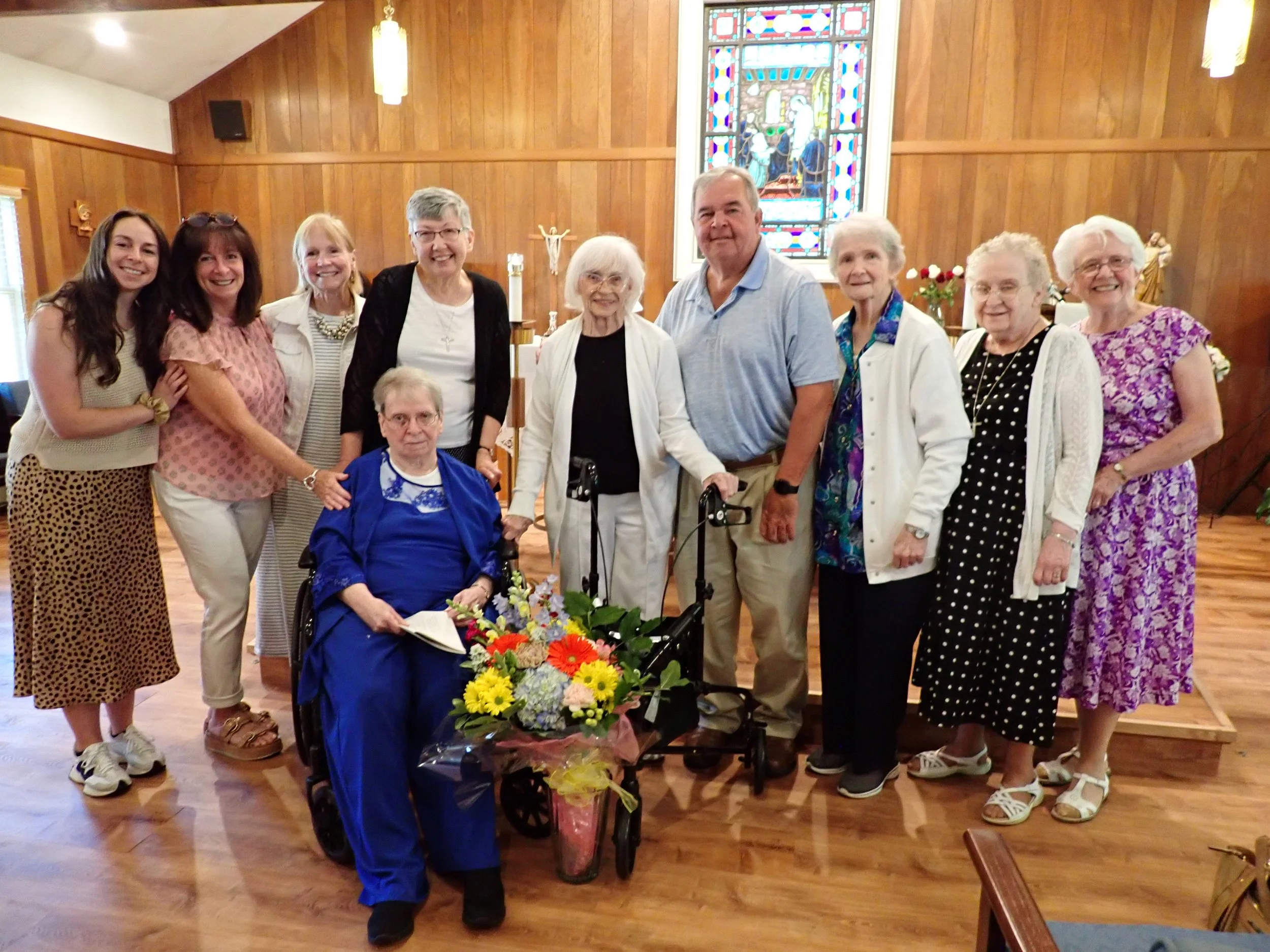 Sisters, Family and Friends Celebrate Sr. Margaret Kelliher's 70th Jubilee