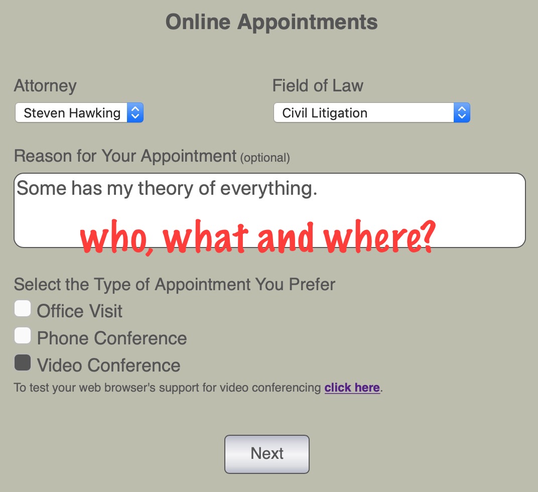 Who, What & Where