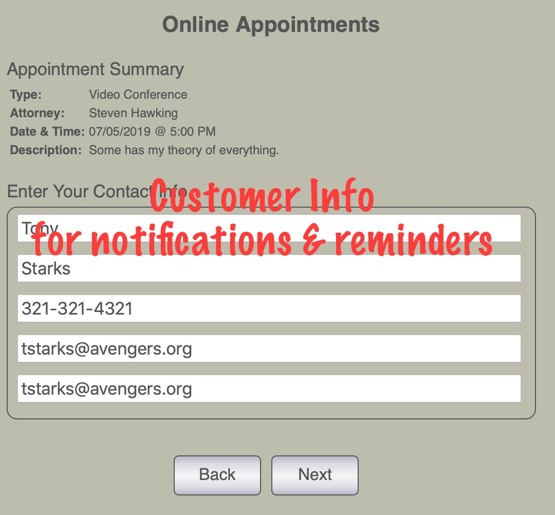 Customer Info