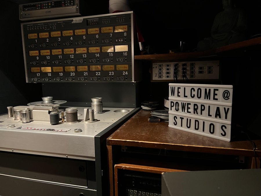 Bandmaschine im Studio A