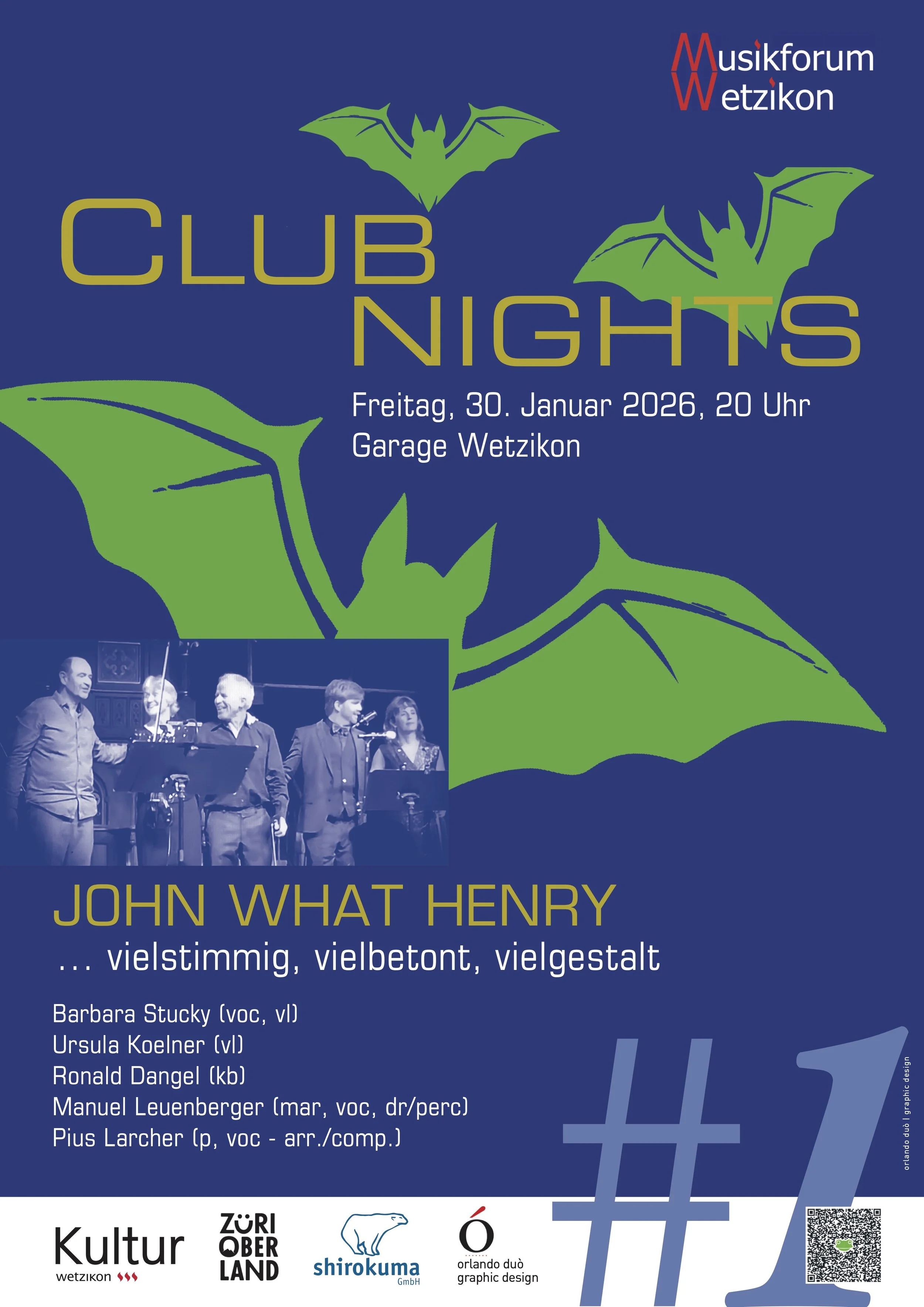 ClubNights - John what Henry - vielstimmig, vielbetont, vielgestalt