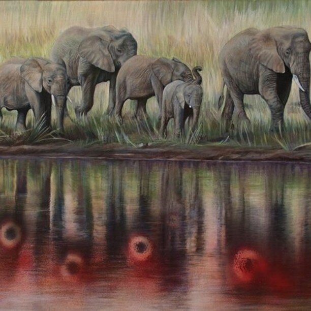 #target #painting #wildlife #poaching