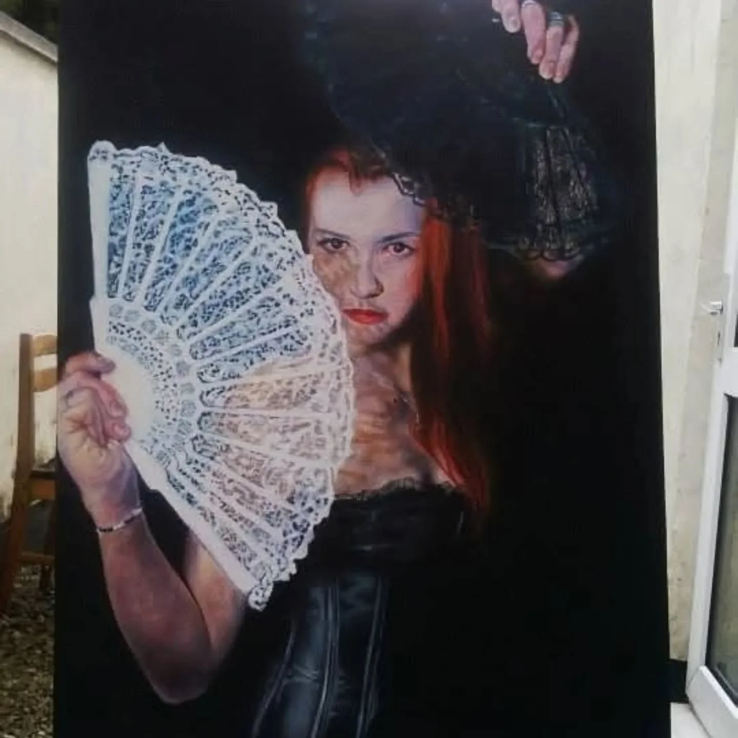 These two paintings I did when I first moved to Bristol popped up on my FB memories...I totally forgot about them as I sold them pretty much after they were completed...I forgot to photograph them properly which is a shame...I think they would have m