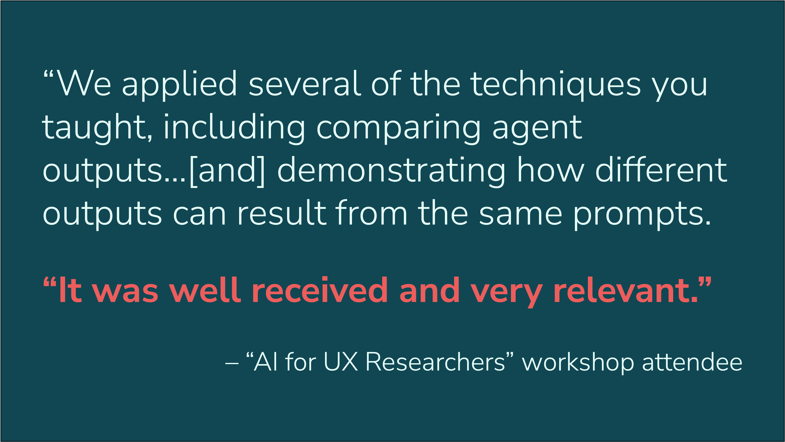 How past workshop attendees are applying AI for UX Research