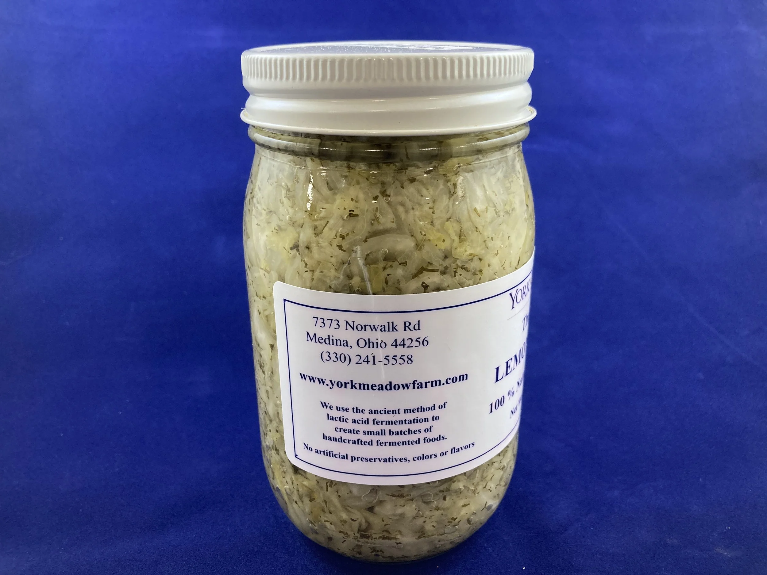 Lemon Dill Kraut — York Meadow Farm