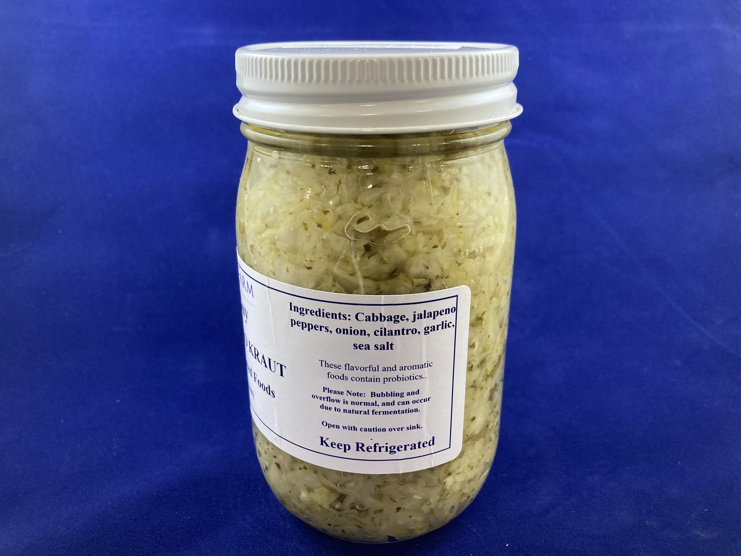 Jalapeño Cilantro Kraut — York Meadow Farm