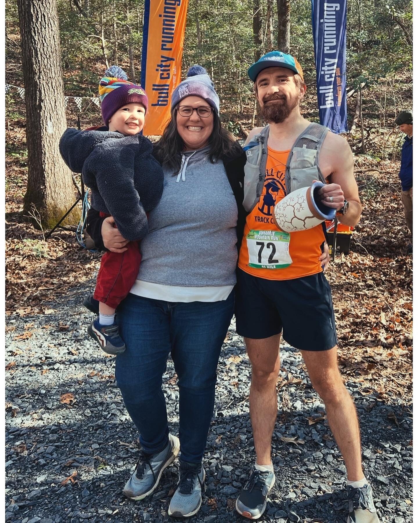 Our guy, Darrin Mann, D-Mann, the Durham Downhiller just unlocked speedster status with a 3rd place finish at the Uwharrie 40-miler!!!

🤯🤯🤯🤯🤯🤯🤯🤯🤯🤯🤯🤯🤯🤯🤯🤯

He and his wife Beth have been nimbly collaborating on parenting duties to ensur