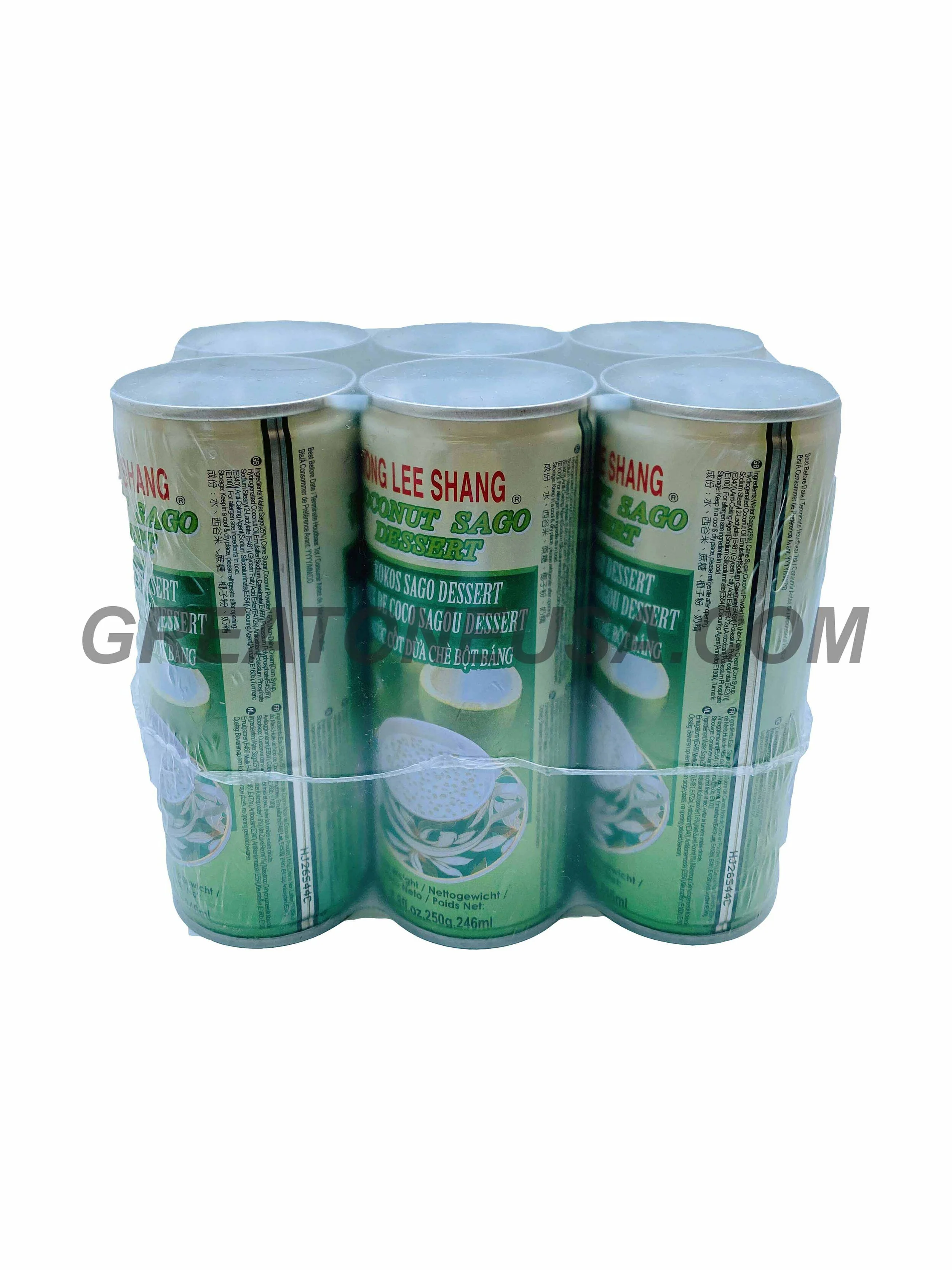 MLS Coconut Milk Sago Drink 250g x 30 Cans – Creamy Coconut Beverage with Chewy Sago Pearls — Great One Inc