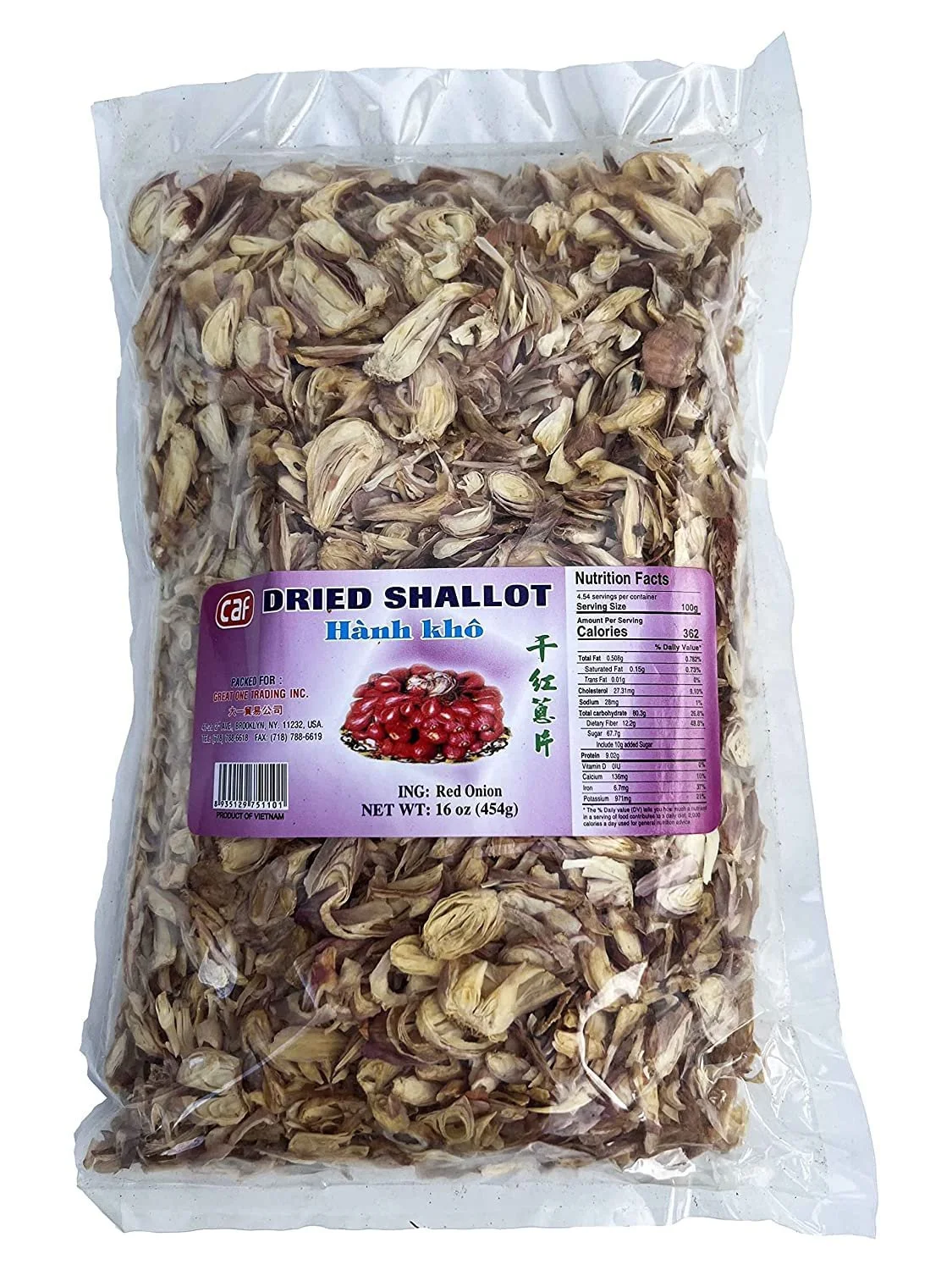 V02246 CAF DRIED SHALLOT FLAKES 紅蔥片干