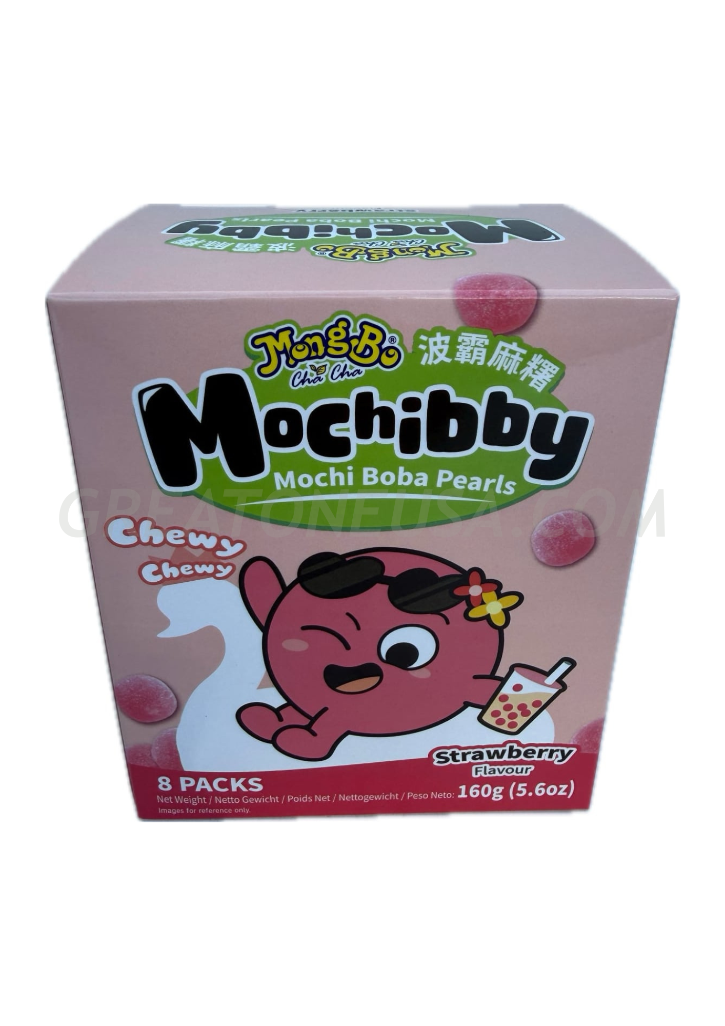 34554 Mongbo Mochibby Mini Mochi Balls Strawberry front.png