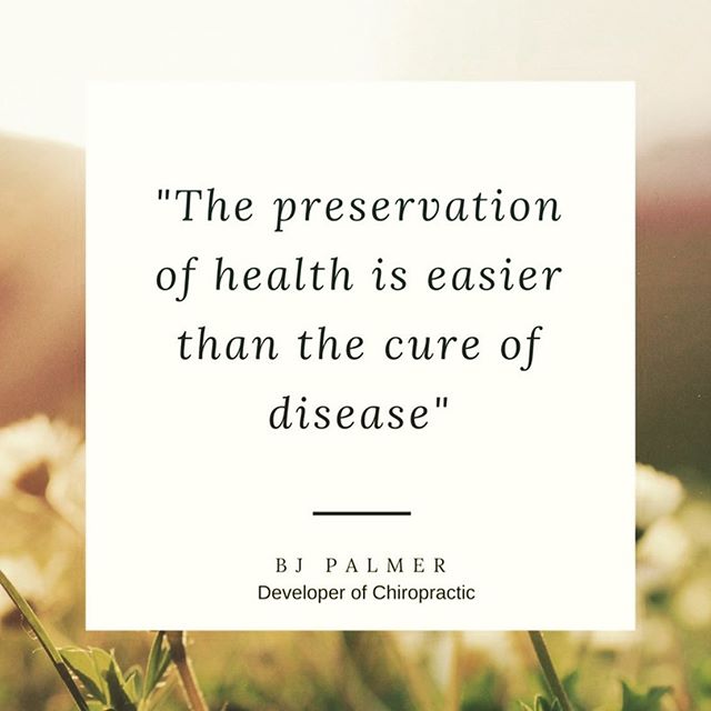 We encourage our patients to be proactive about their health. Take care of your body! #truth #chiropracticadjustment #getsdjusted