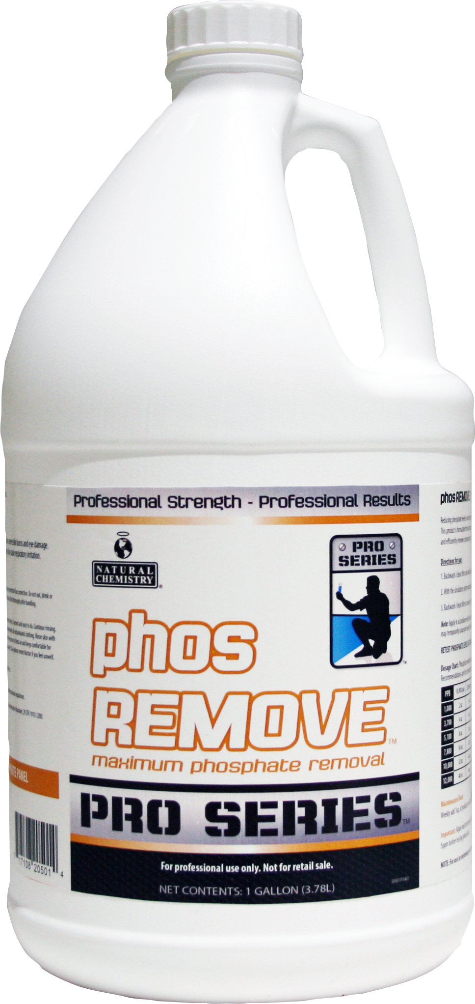 Phos Remove Reducing phosphate levels in swimming pools is easy with Natural Chemistry’s PRO SERIES phosREMOVE. This product is a lanthanum based formulation. PRO SERIES phosREMOVEeffectively and efficiently removes phosphates and reduces pool problems!