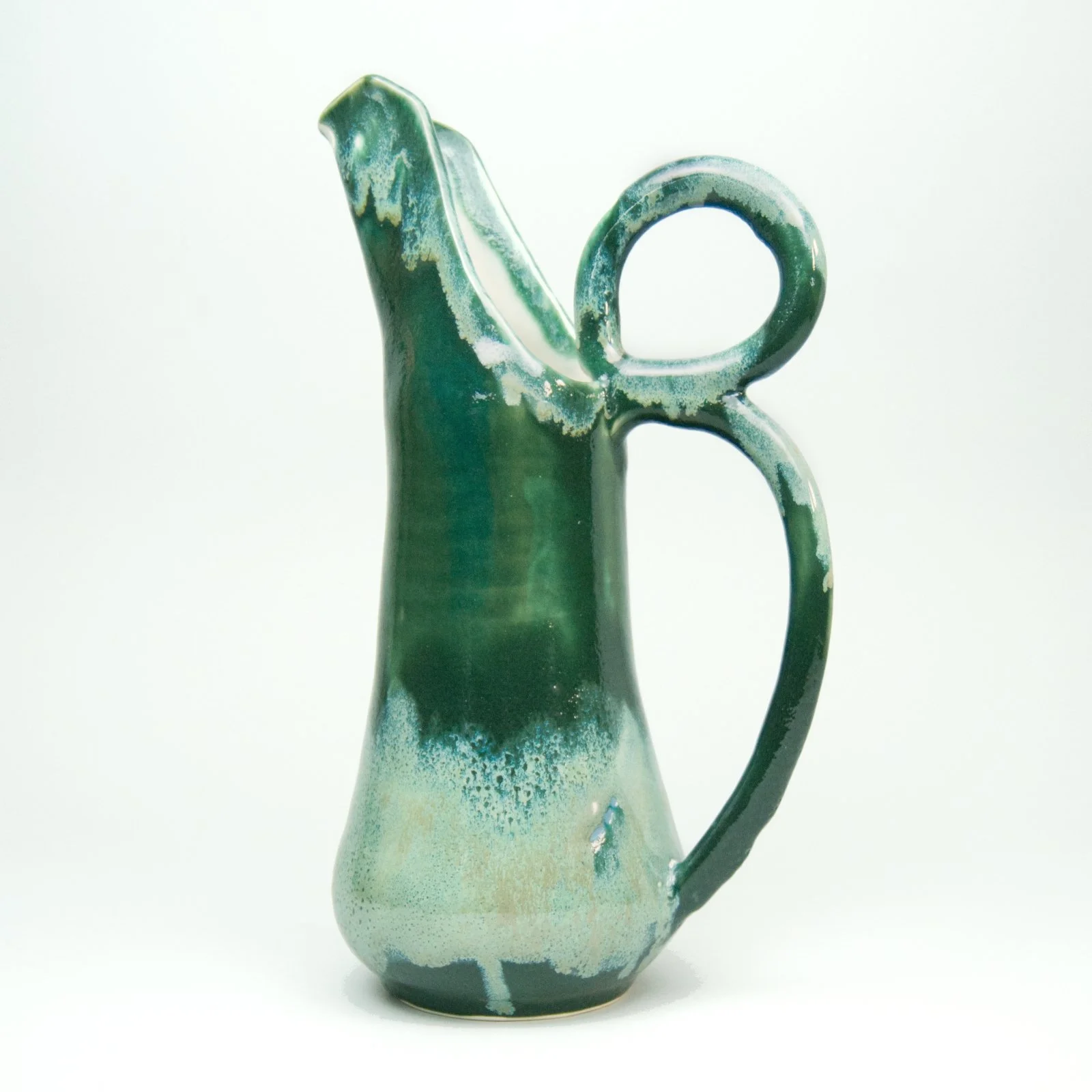 Nicholas Rebekah Green Flux Pitcher  - Rebekah Nicholas.jpg