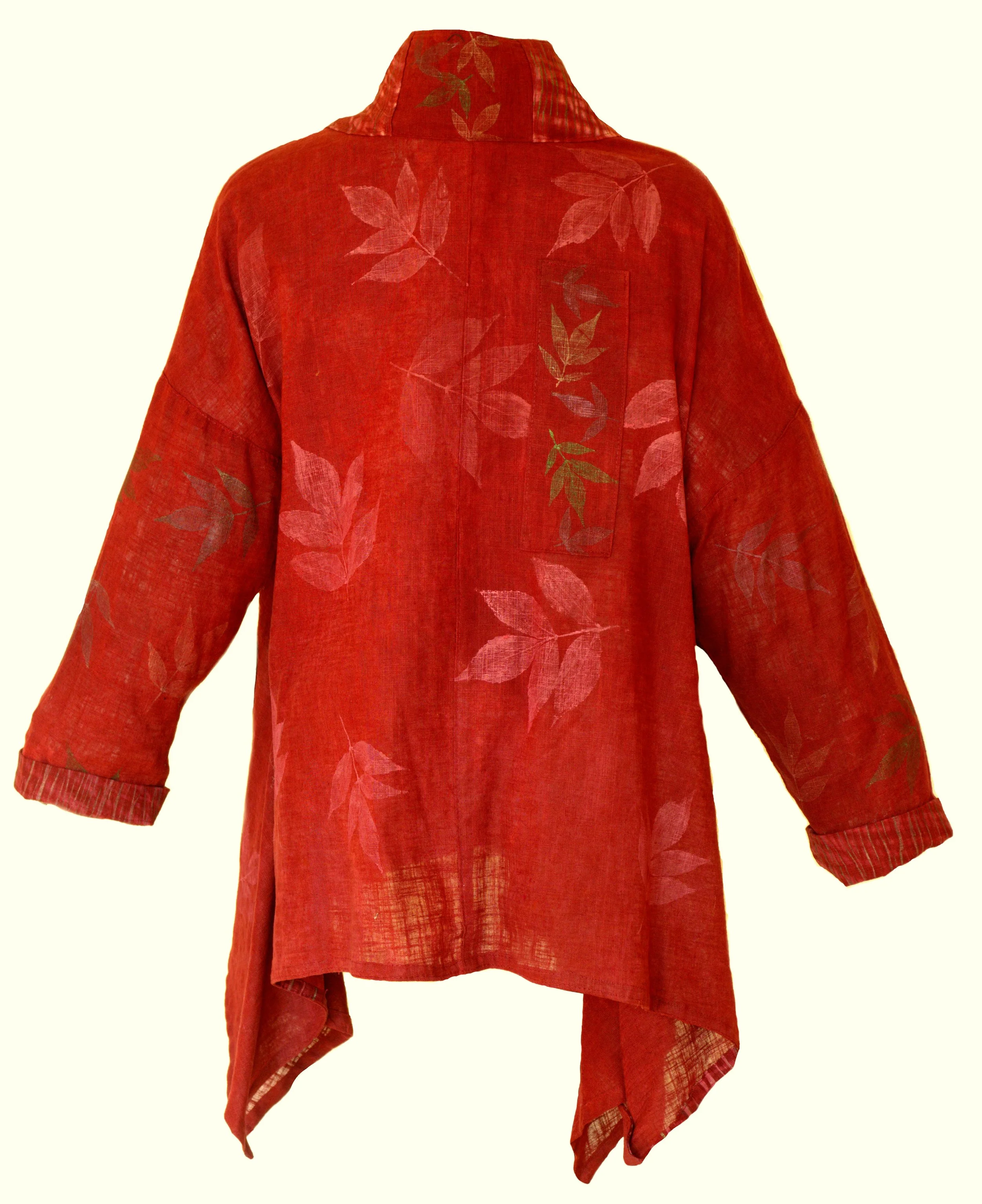 Rued_Pat Red Linen Jcket Leaves - patricia rued.jpg
