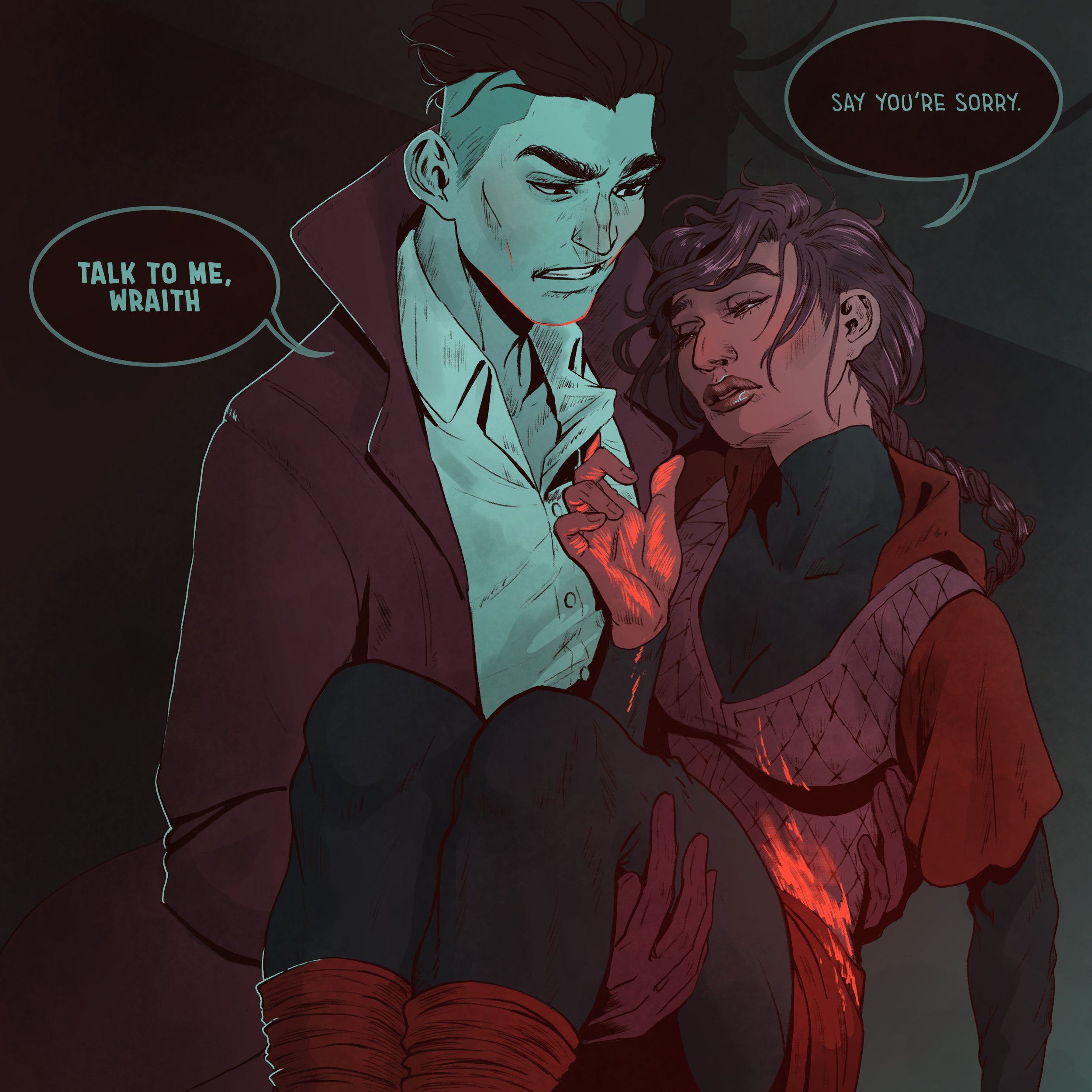 Kaz and Inej_Say your sorry.jpg